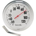 Acurite Taylor 5630 Thermometer, 6 in Display, 60 to 120 deg F, Metal Casing, MultiColor Casing 00346A2
